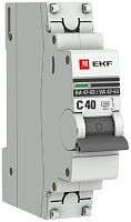 Выключатель автоматический EKF PROxima ВА47-63 1п 40А C 4.5кА картинка